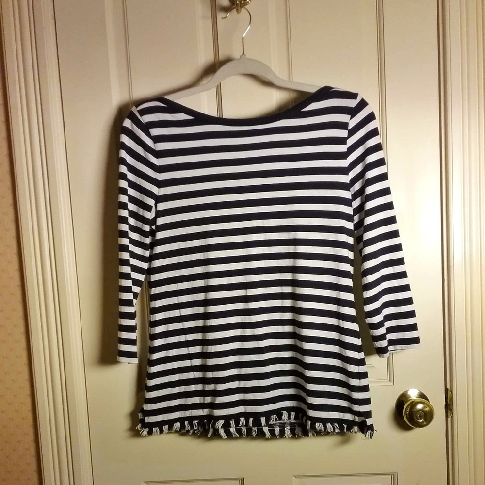 Talbot Fringe Hem Top